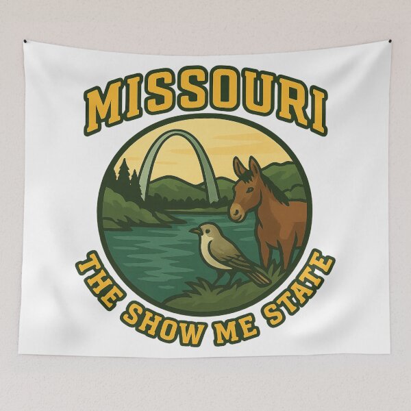 Item preview, Missouri - The Show Me State designed and sold by GnuArt.