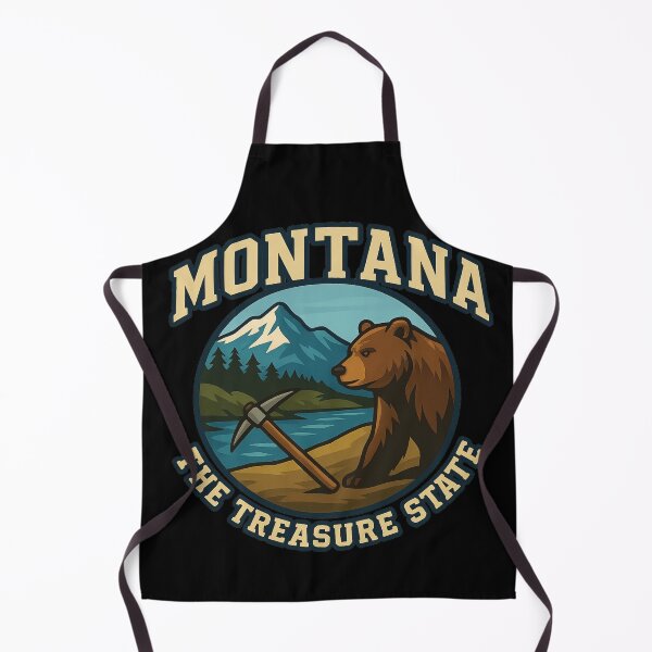 Item preview, Montana - The Treasure State designed and sold by GnuArt.