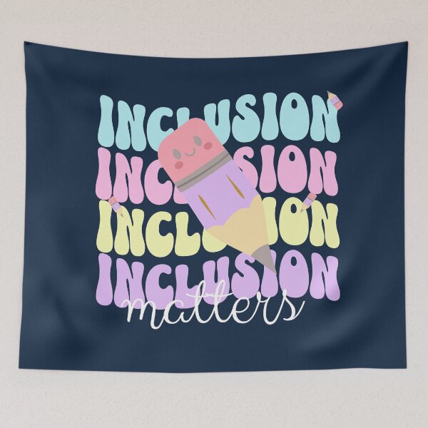 Item preview, Inclusion Matters | Cute Pastel Pencil Design for Teachers & Schools designed and sold by Grade A Gifts.