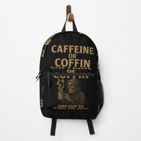 Item preview, ☕ Caffeine or Coffin – One Cup to Wake the Dead designed and sold by Camp Chaos by Wharf Wreckers.