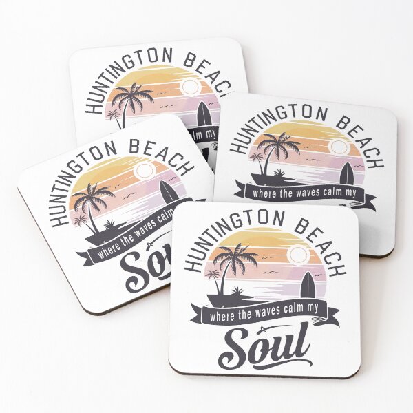 Item preview, Huntington Beach Sunset T-Shirt – Chill Beach Vibes Tee,Surf & Sand Huntington Beach T-Shirt – Summer Waves Tee designed and sold by PrintMod.