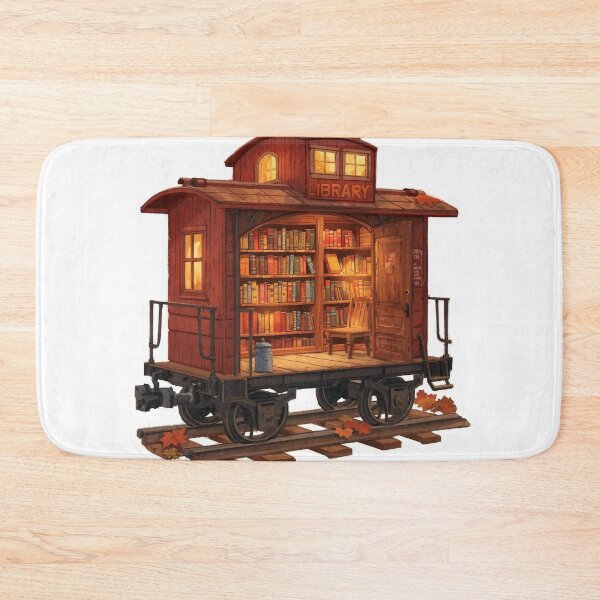 Item preview, Enchanted Train Library designed and sold by CozyinTime.