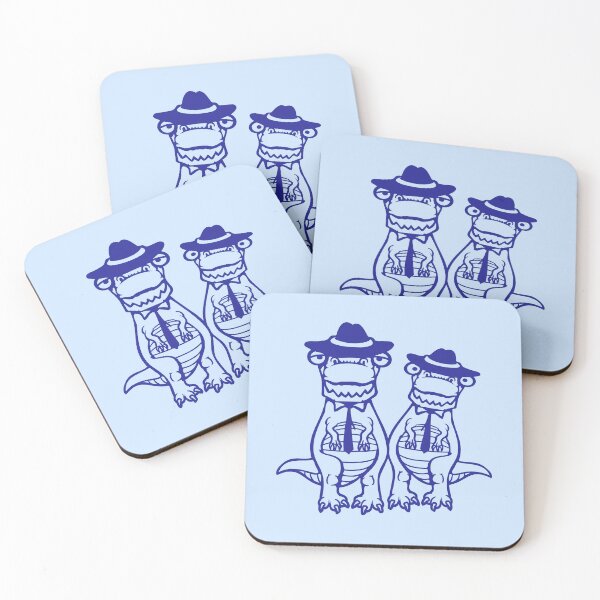 Item preview, 2 Mr. T-Rex Sir Gentlemen Hat Tie Suit Gangster Team designed and sold by shirt-o-mat.