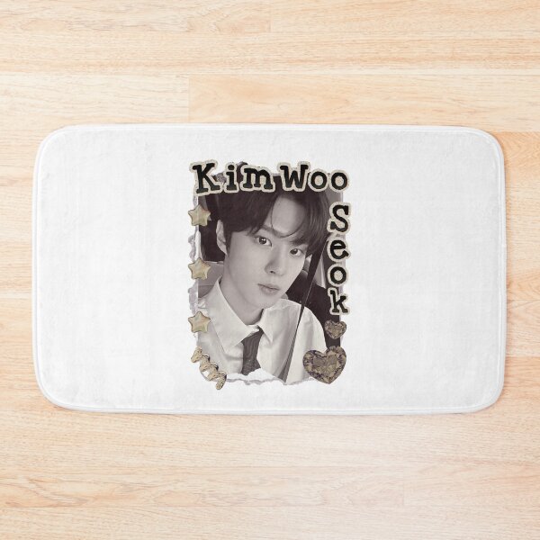Item preview, Kim Woo-seok Kpop Solo Artist Scrapbook Collage Cozy Y2K Vintage Design designed and sold by HELL0WBELLO.
