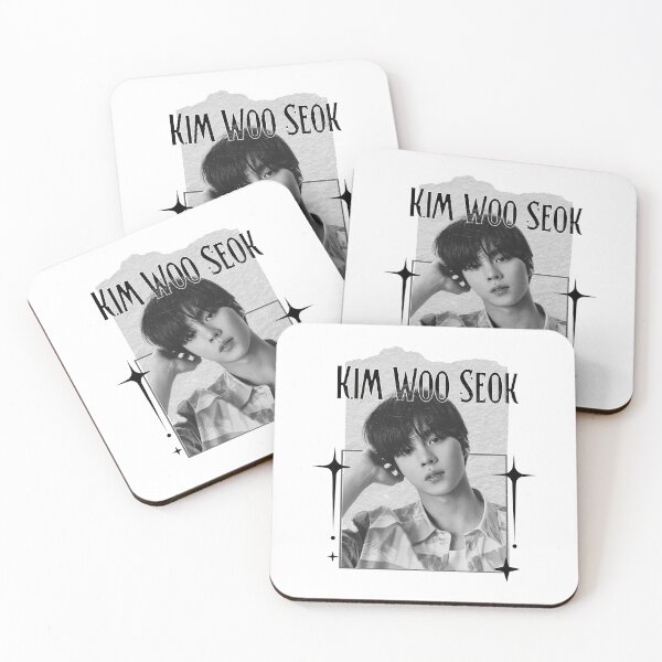 Item preview, Kim Woo-seok Kpop Solo Artist Scrapbook Collage Cozy Y2K Vintage Design designed and sold by HELL0WBELLO.