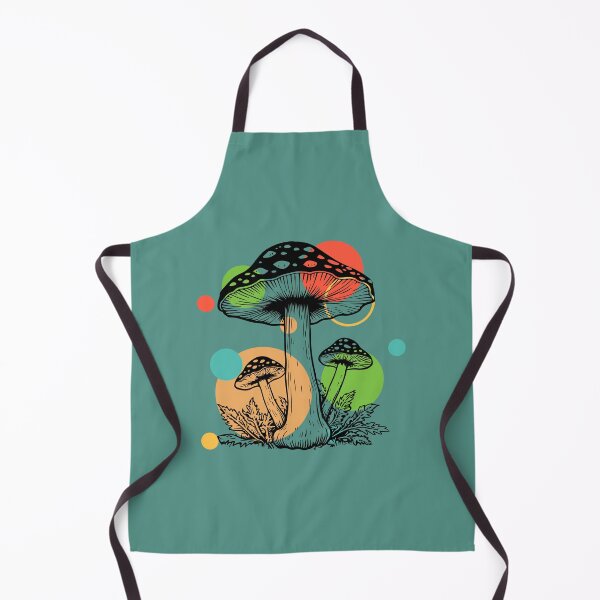 Item preview, Psychedelic Mushroom Art with Colorful Circles designed and sold by kiradreamshop.