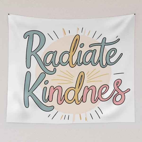 Item preview, Carry kindness everywhere you go with this simple and uplifting “Radiate Kindness” designed and sold by Rose Collection Shop.