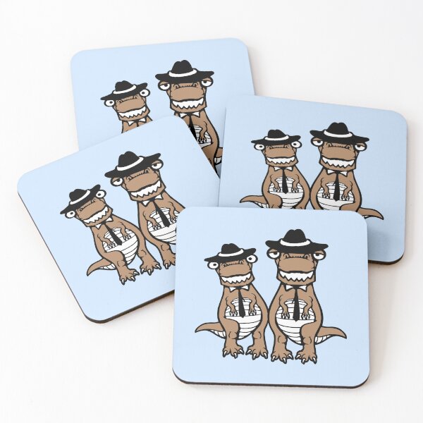 Item preview, 2 Mr. T-Rex Sir Gentlemen Hat Tie Suit Gangster Team designed and sold by shirt-o-mat.
