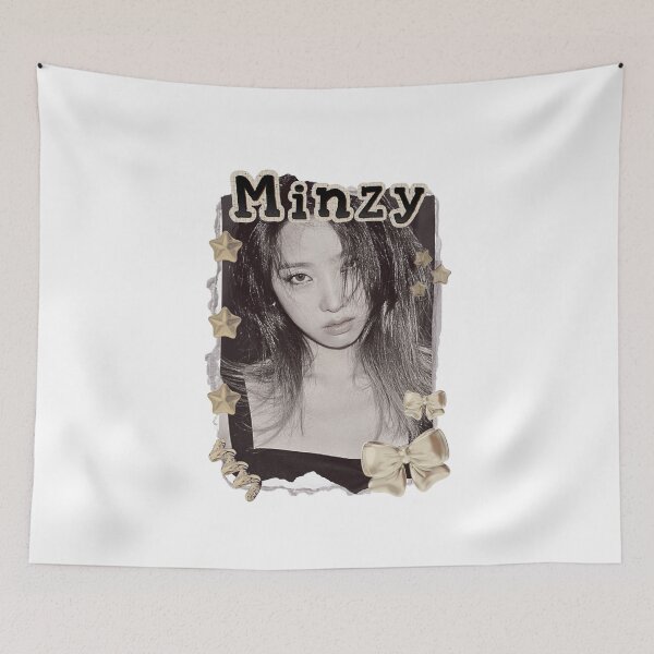 Item preview, Minzy Kpop Solo Artist Scrapbook Collage Cozy Y2K Vintage Design designed and sold by HELL0WBELLO.