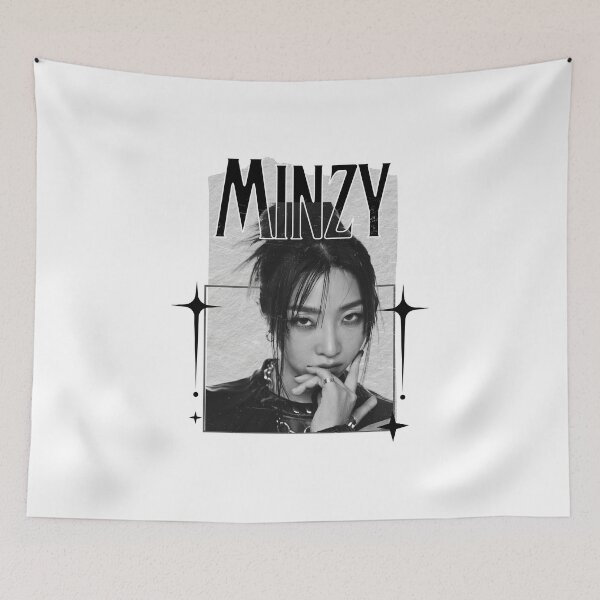 Item preview, Minzy Kpop Solo Artist Scrapbook Collage Cozy Y2K Vintage Design designed and sold by HELL0WBELLO.