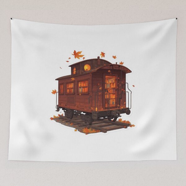 Item preview, Cozy Reading Nook on Train designed and sold by CozyinTime.