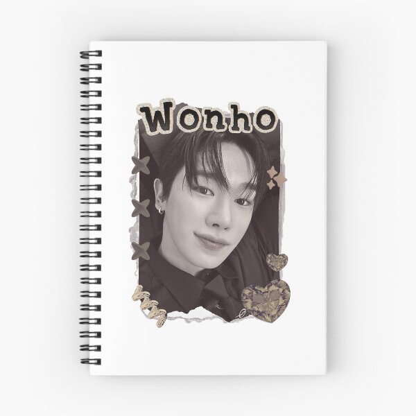 Item preview, Wonho Kpop Solo Artist Scrapbook Collage Cozy Y2K Vintage Design designed and sold by HELL0WBELLO.