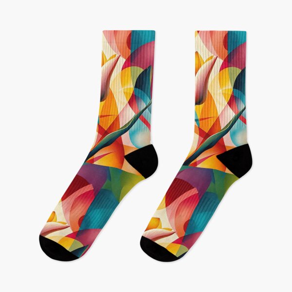 Item preview, Tulip Flower Poetry Abstraction Multicolor designed and sold by Ciervo Primavera.