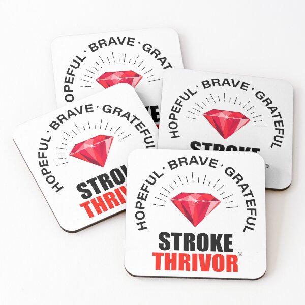 Item preview, Brave Stroke Thrivor Design designed and sold by ThrivePressInk.