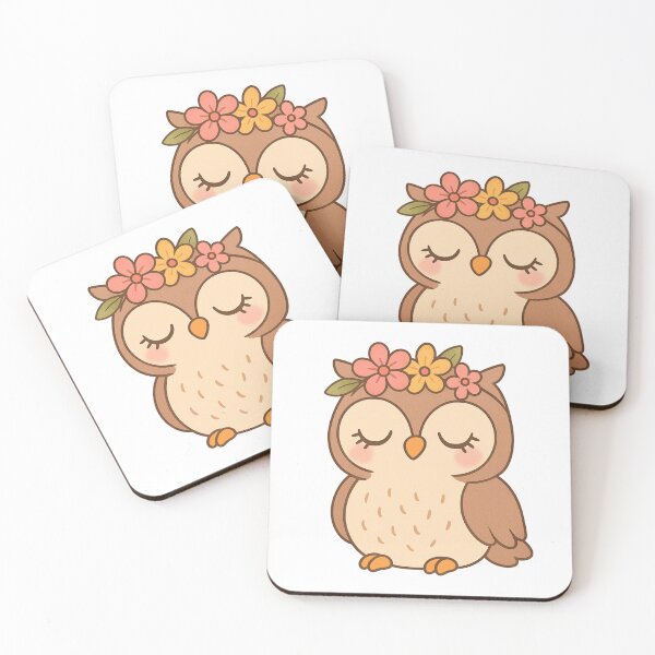 Item preview, Cute Owl – Adorable Girly Design designed and sold by ToonyTeez.