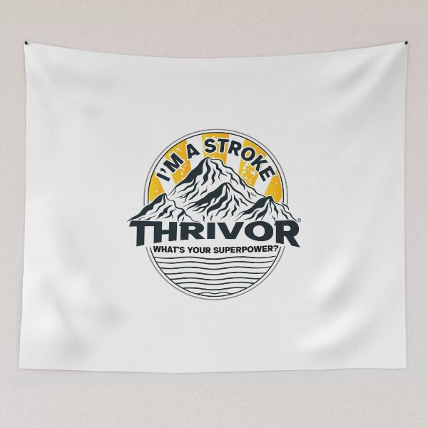 Item preview, Superpower Stroke Thrivor Design designed and sold by ThrivePressInk.