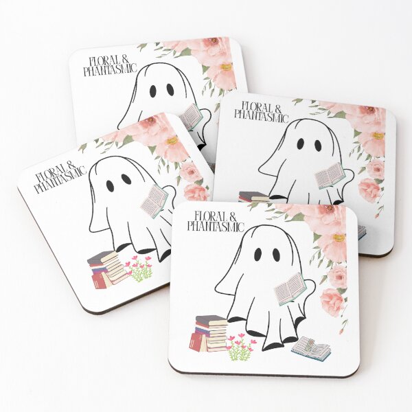 Item preview, Bookish Floral Ghost designed and sold by TheArtOfCJ.
