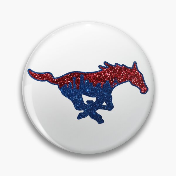 Item preview, Glitter SMU Mustangs Sticker | Sparkly Pony Up College Spirit Decal designed and sold by MelissaCaster.