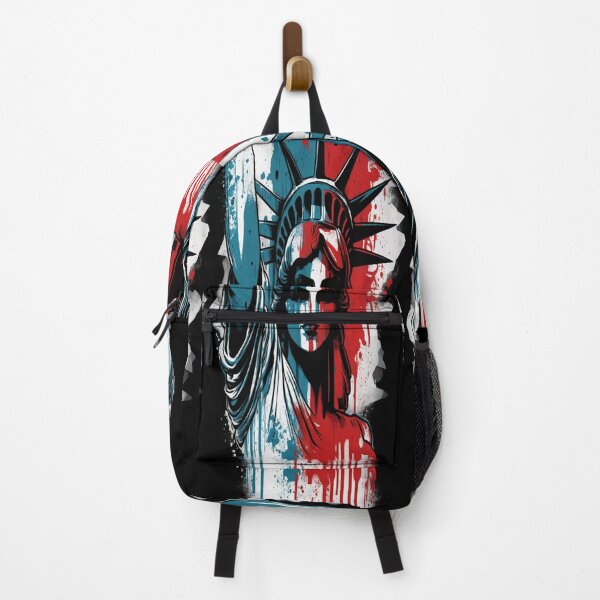 Item preview, Lady Liberty - Statue of Liberty - Art Deco Inspired - RED WHITE and BLUE designed and sold by CleverCulture.