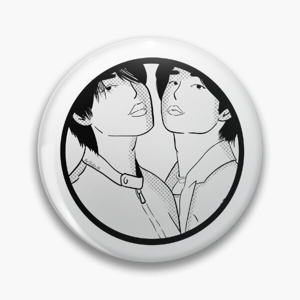 Item preview, Yoongi and Jimin (Black and white) designed and sold by marstudio-col.