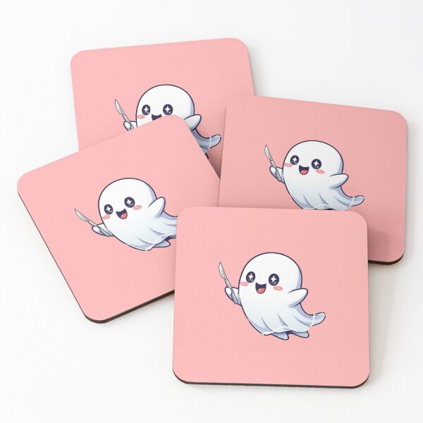 Item preview, Scalpel Ghost Spooky Surgery Pathology Sticker designed and sold by LethallyBlonde.
