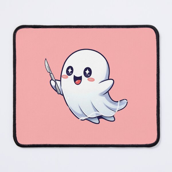 Item preview, Scalpel Ghost Spooky Surgery Pathology Sticker designed and sold by LethallyBlonde.