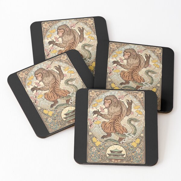 Item preview, Art Nouveau Nue – Japanese Mythical Beast designed and sold by Atelier Jin.
