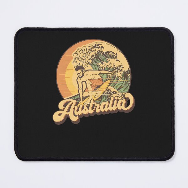 Item preview, Australia-Vintage-Surfer-Retro-Vacation-Souvenir designed and sold by RosettaZemla.