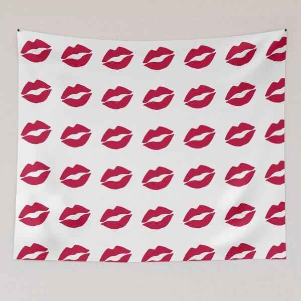 Item preview, Red Lips Kissing Graphic designed and sold by THP Creative.
