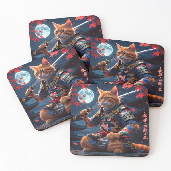 Item preview,  Samurai Ronin Cat | Japanese Warrior Cyberpunk Cat T-shirt & Hoodie designed and sold by TTCCAI.