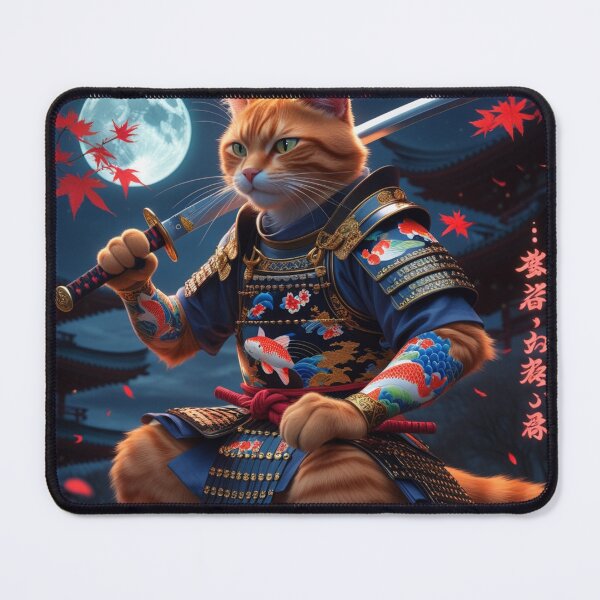 Item preview,  Samurai Ronin Cat | Japanese Warrior Cyberpunk Cat T-shirt & Hoodie designed and sold by TTCCAI.
