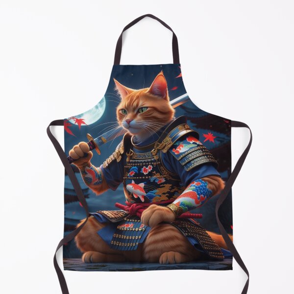 Item preview, Samurai Ronin Cat | Japanese Warrior Cyberpunk Cat T-shirt & Hoodie designed and sold by TTCCAI.