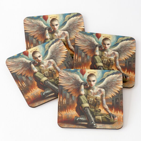 Item preview,  Cyber Renaissance Rebel – Cosmic Warrior in Painted Armor designed and sold by Ghost Archer Illusions.