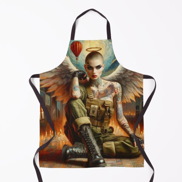Item preview, Cyber Renaissance Rebel – Cosmic Warrior in Painted Armor designed and sold by Ghost Archer Illusions.