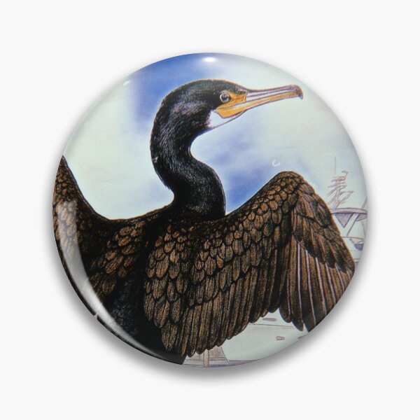 Item preview, Dockside Cormorant, Fire Island  designed and sold by Logan Ink .