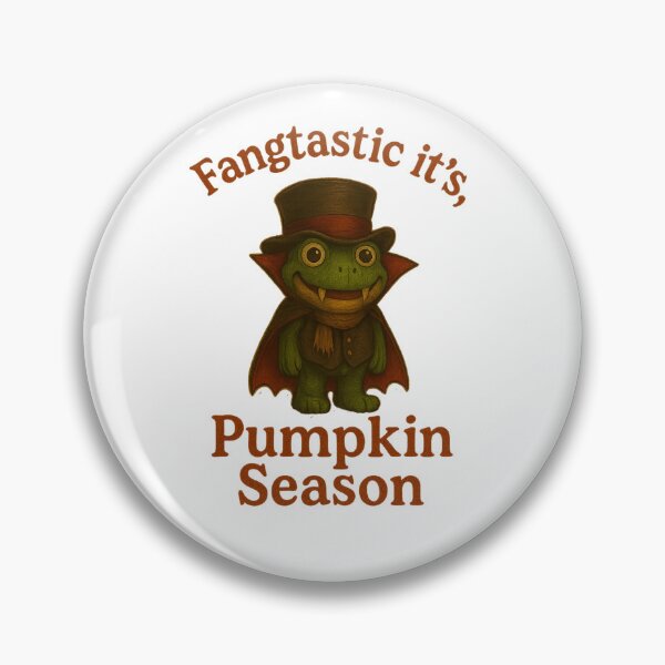 Item preview, Fangtastic Pumpkin Season Halloween Frog Design designed and sold by TheFrogPunk.