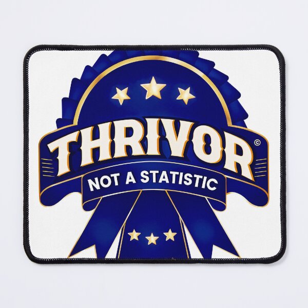 Item preview, Blue Ribbon Thrivor Design designed and sold by ThrivePressInk.
