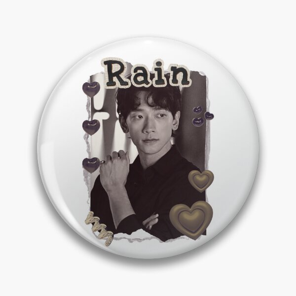 Item preview, Rain Jung Ji-hoon Kpop Solo Artist Scrapbook Collage Cozy Y2K Vintage Design designed and sold by HELL0WBELLO.