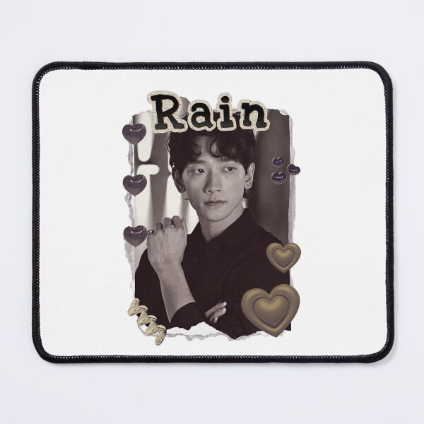 Item preview, Rain Jung Ji-hoon Kpop Solo Artist Scrapbook Collage Cozy Y2K Vintage Design designed and sold by HELL0WBELLO.