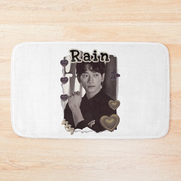Item preview, Rain Jung Ji-hoon Kpop Solo Artist Scrapbook Collage Cozy Y2K Vintage Design designed and sold by HELL0WBELLO.