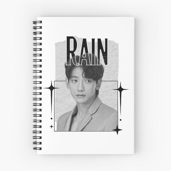 Item preview, Rain Jung Ji-hoon Kpop Solo Artist Scrapbook Collage Cozy Y2K Vintage Design designed and sold by HELL0WBELLO.