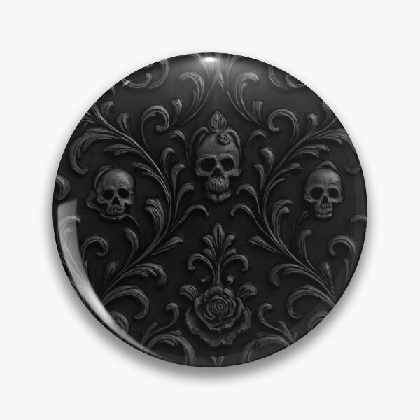 Item preview, Gothic Damask Skulls & Roses designed and sold by Ovelith.