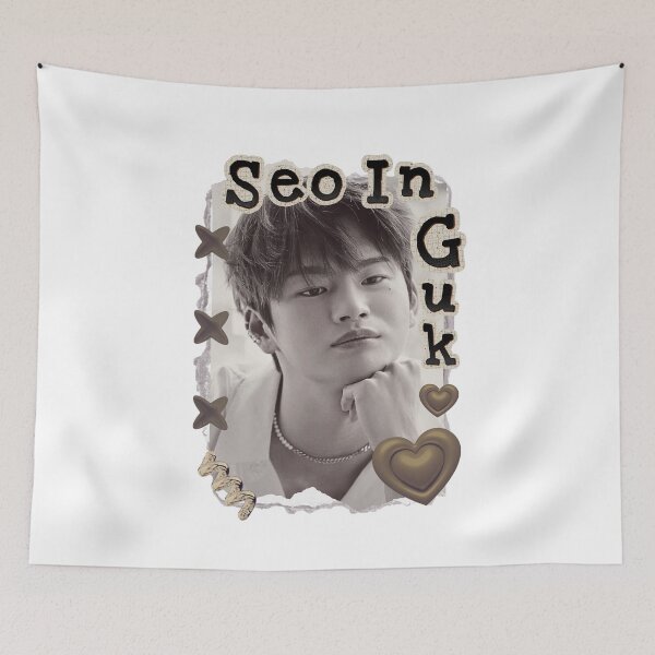 Item preview, Seo In-guk Kpop Solo Artist Scrapbook Collage Cozy Y2K Vintage Design designed and sold by HELL0WBELLO.