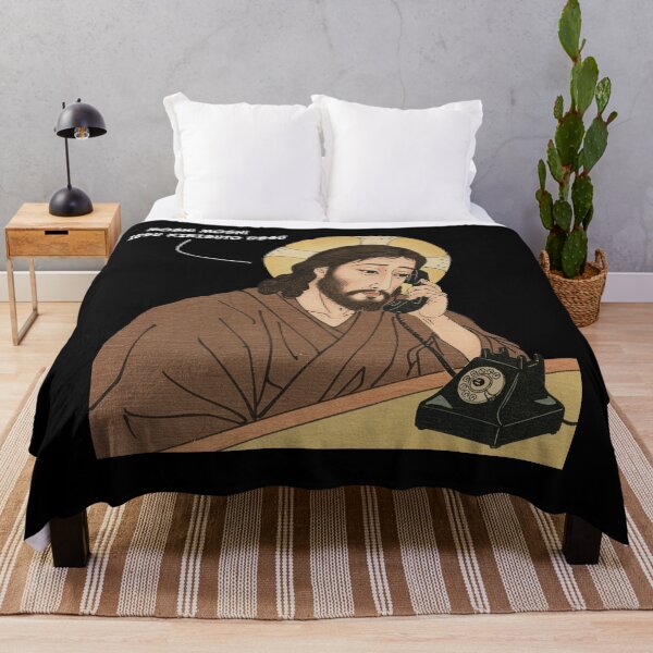 Item preview, Moshi Moshi Iesu Kirisuto (Jesus Christ) Desu designed and sold by MadShroomPrints.