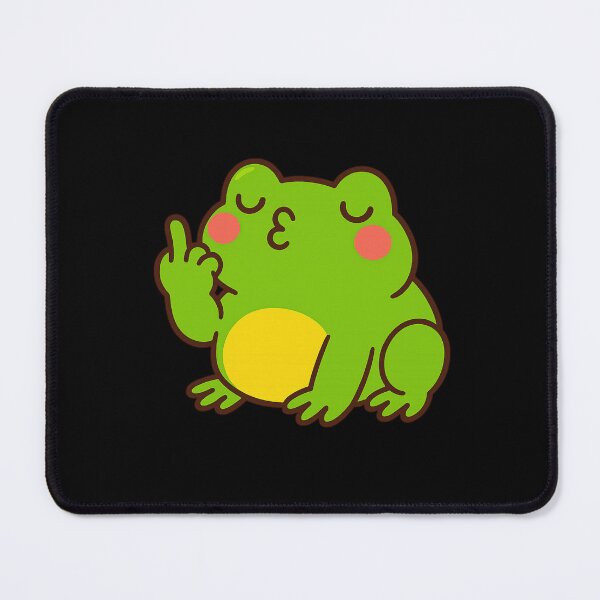 Item preview, Cute Frog Fliiping the Bird designed and sold by OliveStreetDesigns.