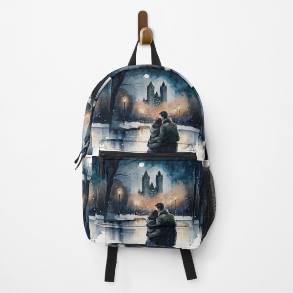 Item preview, WATERCOLOR ART - MOON OVER NYC designed and sold by CleverCulture.
