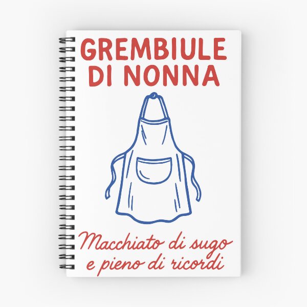 Item preview, Grembiule Di Nonna | Italian Kitchen Apron Design | Cozy Grandma Cooking Gift designed and sold by PaintedPixels01.