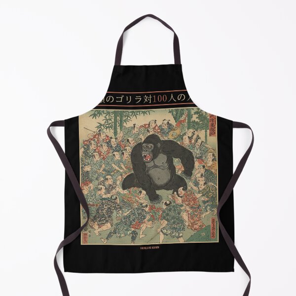 Item preview, 1 Gorilla vs 100 Men Meme designed and sold by MadShroomPrints.