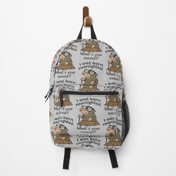 Item preview, I Was Born Nearsighted – Mole Vision designed and sold by Eyepatch-Jacks.