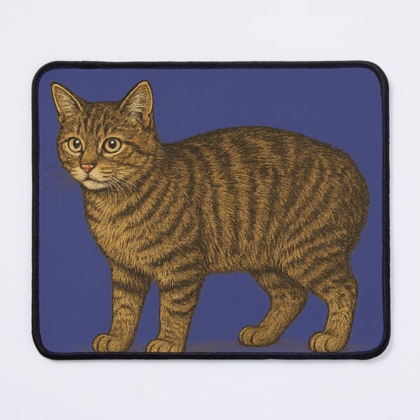 Item preview, Realistic Manx Cat Illustration designed and sold by NoRestDesigns.